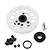 Yeah Racing 70T 48dp/0.5Mod Spur Gear with Aluminium Adapter Set - Black TEC4-010BK