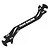 Yeah Racing Black Aluminium 3.0mm, 4.0mm, 5.0mm & 5.5mm Turnbuckle Spanner YT-0197BK