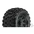 Pro-Line 3.8" Badlands MX38 Tyres on Black Raid Rims - Glued Wheels 2Pcs 10127-10