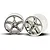 Traxxas 2.2" Tracer Chrome Rims 2Pcs 2472