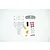 A set of GPM Racing stainless steel spare tyre mount components including metal plates, screws, nuts, and red washers on a white background.