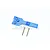GPM Blue Aluminium Maxx 4S Rear Chassis Link Brace TXMS016R-B