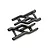 Traxxas Black Heavy Duty Front Suspension Arms 2Pcs 3631X