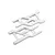 Traxxas White Heavy Duty Front Suspension Arms 2Pcs 3631L
