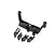 Traxxas TRX-4 T-Lock 2 Speed Servo Mount Set w/ Wire Clips 8240X