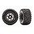 Traxxas 2.8/3.7" Maxx 4S AT Tyres on Black Rims - Glued Wheels 2Pcs 8972