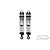 Pro-Line Big Bore Scaler Aluminium Threaded Shock Set 2Pcs (90mm-95mm) 6343-00