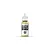 A 17ml bottle of Vallejo Model Color German Yellow acrylic paint with a white dropper cap, centered against a plain white background.