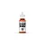 A 17ml bottle of Vallejo Model Color Amaranth Red acrylic paint with a white dropper cap, set against a plain white background.