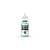 A 17ml bottle of Vallejo Model Color Verdigris acrylic paint, featuring a light turquoise-green color and a white dropper cap.
