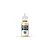 A 17ml bottle of Vallejo Model Color Ice Yellow acrylic paint, featuring a white dropper cap and a label with the product name and branding.