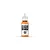 A 17ml bottle of Vallejo Model Color Light Orange acrylic paint with a white dropper cap, set against a plain white background.