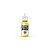 A 17ml bottle of Vallejo Model Color Deep Yellow acrylic paint with a white dropper cap, centered against a plain white background.