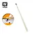 Vallejo medium pick and place tool with a white handle and blue tip, shown with an inset image demonstrating its use on a model aircraft decal.