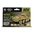 Vallejo Model Air MERDC Desert Colour paint set packaging featuring an image of a camouflaged US Army armored vehicle.