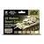 Vallejo Model Air US Modern Desert Colors paint set packaging featuring an image of a tan military tank.