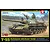 Box art for Tamiya 1/48 scale Russian T-55 Medium Tank plastic model kit showing an illustrated tank in a field.