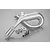 Rovan Chrome Dominator D Tuned Exhaust Pipe Set w/ Silencer 8503721