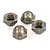 Rovan Gunmetal Aluminium 18mm (24mm Hex) Serrated Closed Cap Wheel Nuts 4Pcs 97051
