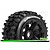 Louise 4.7/5.5" Baja 5B Rear B-Pioneer Tyres on Black Spoke Rims - Beadlocked Wheels 2Pcs L-T3243B