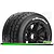 Louise 4.7/5.5" Baja 5B Rear B-Rocket Tyres on Black Spoke Rims - Beadlocked Wheels 2Pcs L-T3242B