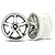 Traxxas 2.8" Twin Spoke Chrome Rims 2Pcs 3774