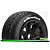 Louise 4.7/5.5" Baja 5B Front B-Rocket Tyres on Black Spoke Rims 2Pcs - Beadlocked Wheels 2pcs L-T3266B