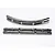 Traxxas Front & Rear Bumpers (Black Chrome) 3926