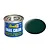 A 14ml tin of Revell Email Color matte black green enamel paint next to a dark green color swatch.