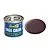 A 14ml tin of Revell Email Color enamel paint in Matte Leather Brown, shown with a brown paint swatch next to it.