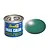 A 14ml tin of Revell Email Color enamel paint in Silk Patina Green, shown with a green paint swatch.