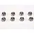 Traxxas 5mm Silver Aluminium Nyloc Nuts 8Pcs 4147