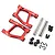 Yeah Racing Red Aluminium Tamiya TT-01 & TT-01E Rear Lower Suspension Arms 2Pcs w/ Hardware TATT-038RD
