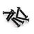 HSP 3x18mm Fine Thread Countersunk Head Screws 8Pcs 70134