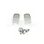 GPM Black Stainless Steel TRX-4 Defender Bonnet Fender Vent Set TRX4ZSP11-OC