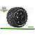 Louise 3.8" ST-Uphill MFT Tyres on (1/2 Offset) Black Rims - Glued Wheels 2Pcs L-T3326BH