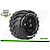 Louise 3.8" MT-Cyclone MFT Tyres on (0 Offset) Black Rims - Glued Wheels 2Pcs L-T3323B