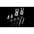Rovan Baja Silver Aluminium Rear Hub Set 85459