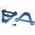 Traxxas Blue Aluminium Front & Rear Bulkhead Set 5323