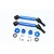 GPM Blue Aluminium & Harden Steel Maxx 4S Front or Rear Universal Drive Shafts 2Pcs w/ 17mm Wheel Hexes, Wheel Nuts & Hardware TXMS123F/RB-B