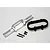 Traxxas Silver Rear Bumper w/ Mount & Screws 5336