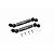 GPM Black Aluminium Axial Capra Front & Rear Centre Drive Shafts 2Pcs CP037SA-BK