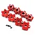 Yeah Racing Red 7075 Aluminium Maxx 4S 17mm Wheel Hex Set TRMA-001RD