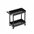 Yeah Racing Black 1/10 Metal 2 Tiered Rolling Workshop Cart Kit YA-0627BK