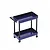 Yeah Racing Blue 1/10 Metal 2 Tiered Rolling Workshop Cart Kit YA-0627BU
