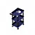 Yeah Racing Blue 1/10 Metal 3 Tiered Rolling Workshop Cart Kit YA-0628BU