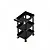 Yeah Racing Black 1/10 Metal 3 Tiered Rolling Workshop Cart Kit YA-0628BK