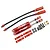 Yeah Racing 1/10 Red 110mm Desert Lizard Piggyback Internal Spring Shocks 2Pcs DDP-110RD