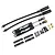 Yeah Racing 1/10 Black 110mm Desert Lizard Piggyback Internal Spring Shocks 2Pcs DDP-110BK