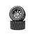 Maverick 2.8" Off Road Tyres on Black Rims - Wheels 2Pcs 150041